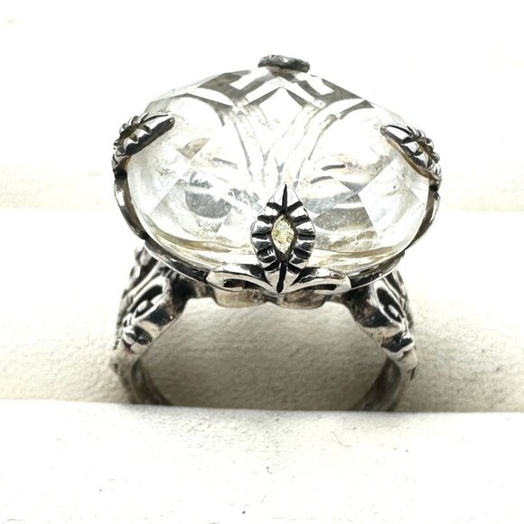 Silpada Sterling Silver Scroll Ring Size 7.5 Weight 8.3 Grams - Picture 3 of 6